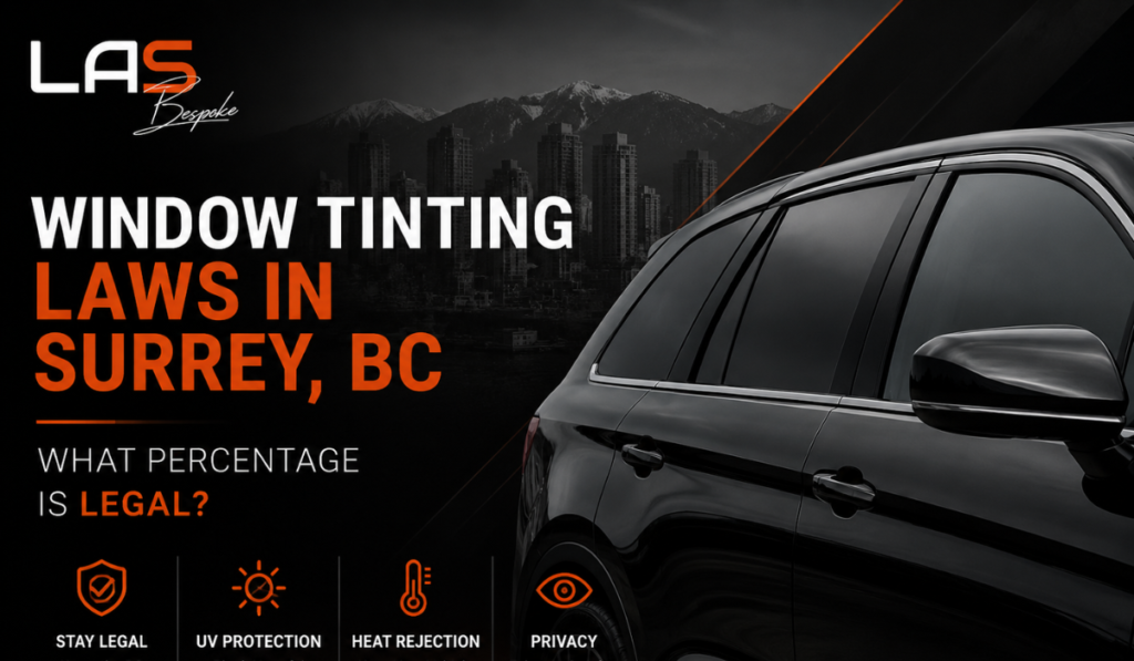 Ceramic window tint installation in Surrey BC