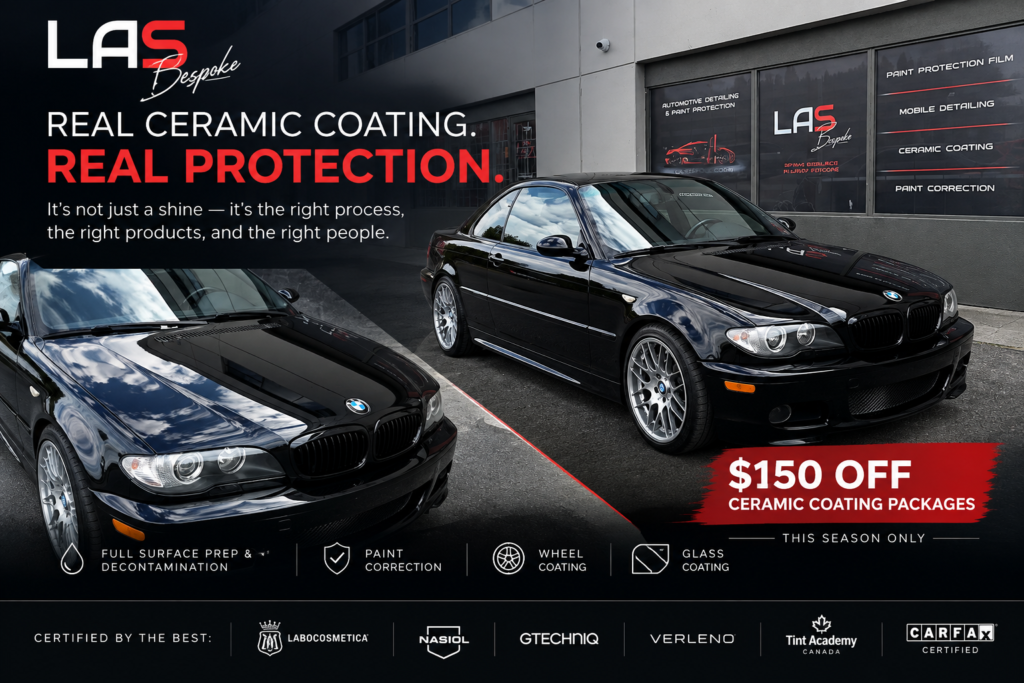 Not Every Ceramic Coating Is Real | LAS Bespoke Surrey BC